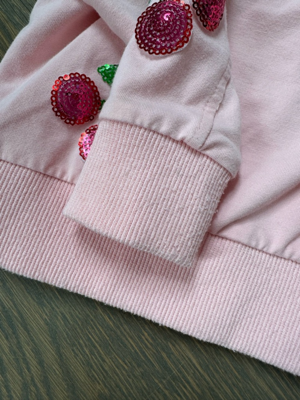 Lola + The Boys Pink Cherry Sequin Kids Set - 4 - Picture 4 of 4